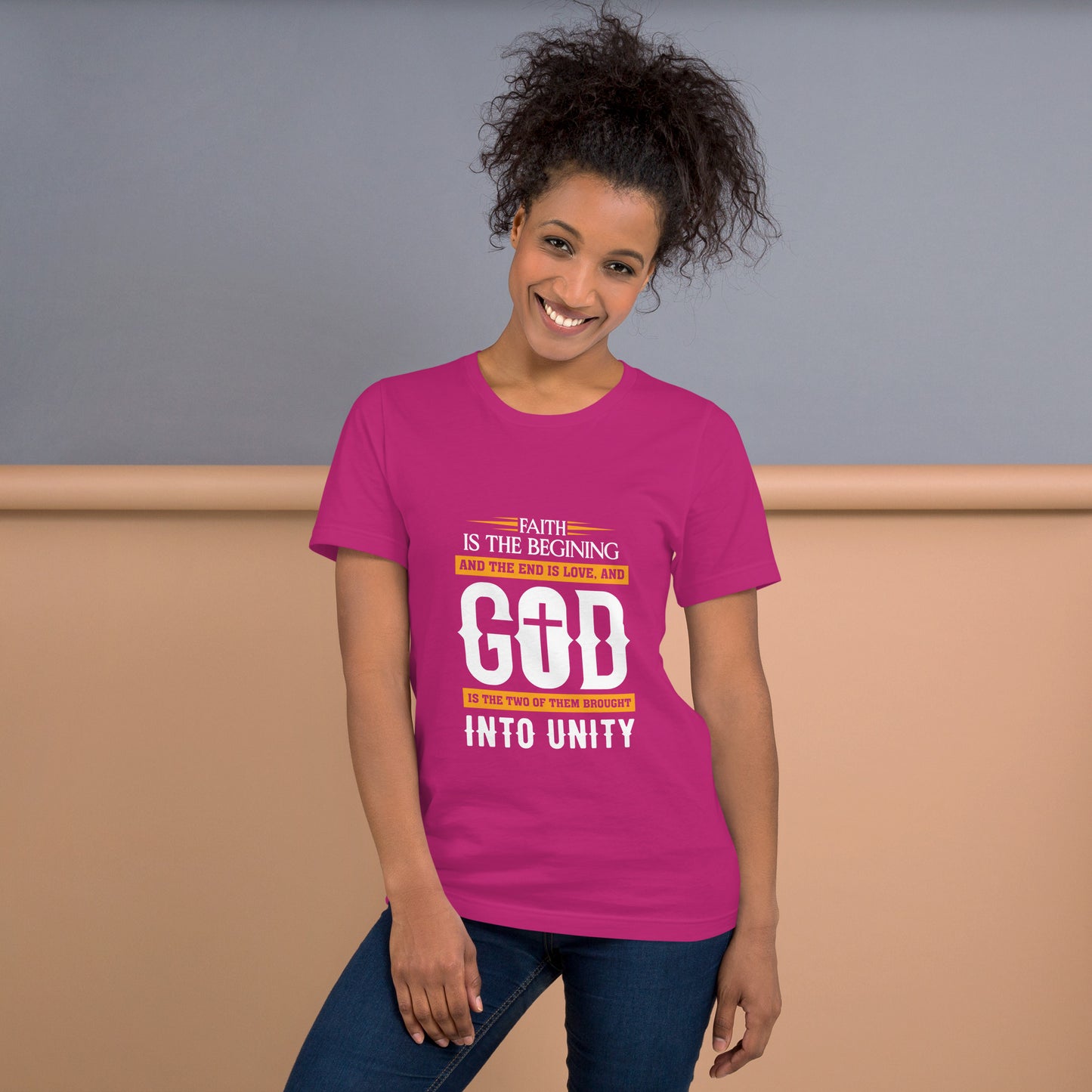 Faith and Love Women's Christian t-Shirt