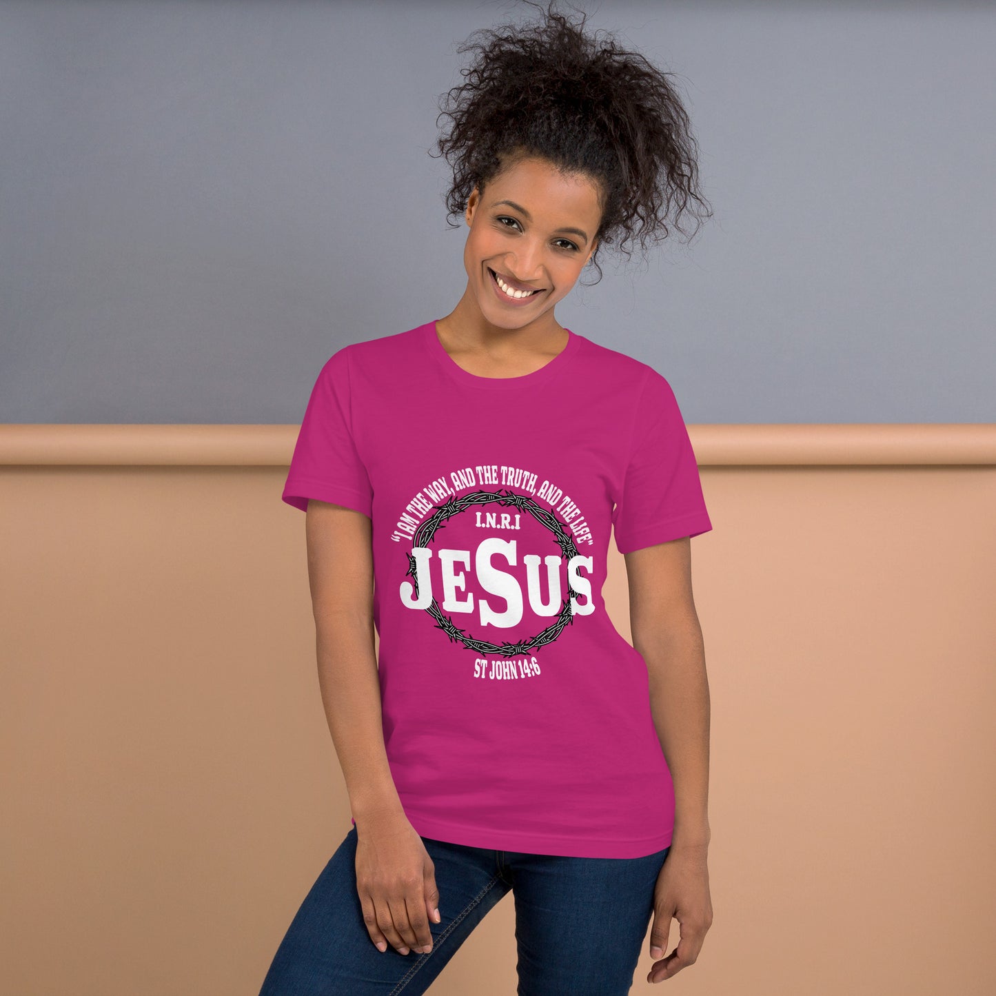 Jesus the Way, Truth and Light Women's Christian t-Shirt