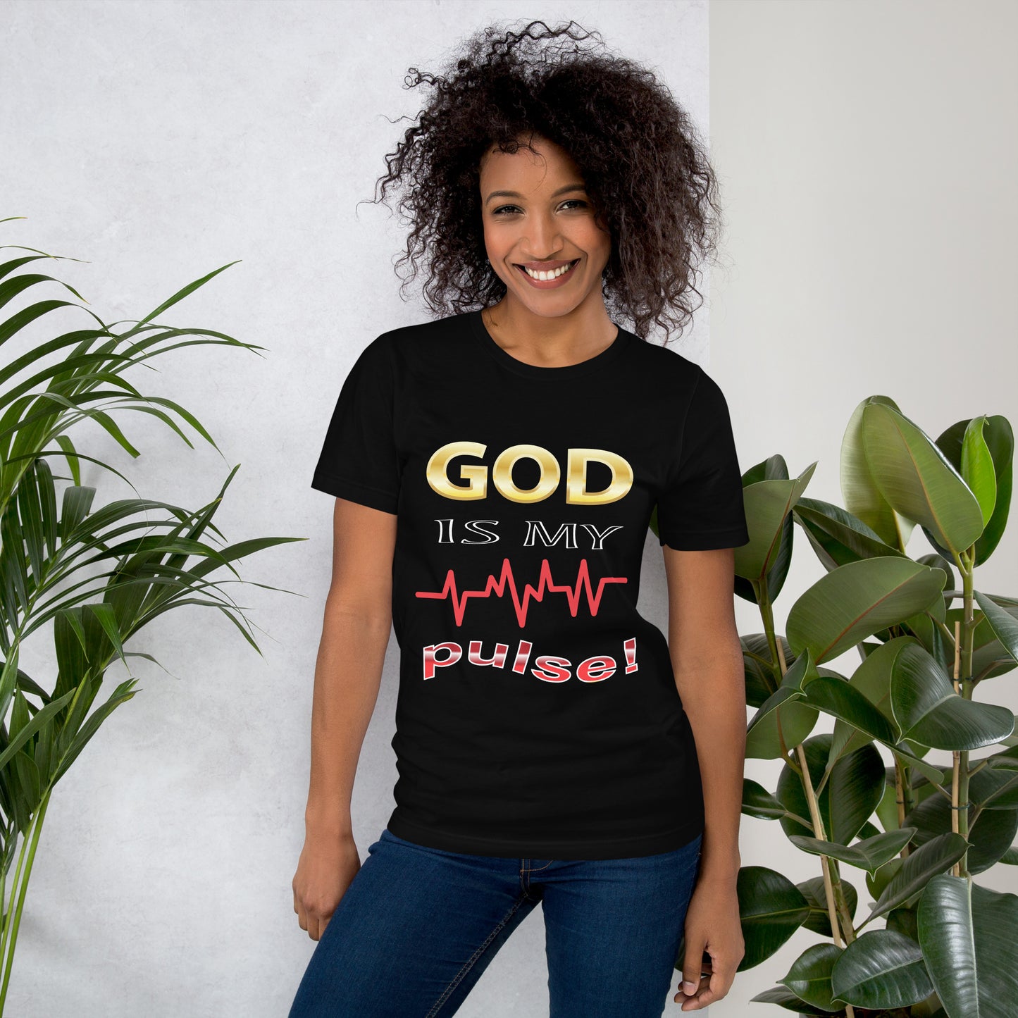 God Is My Pulse Women's Christian t-Shirt