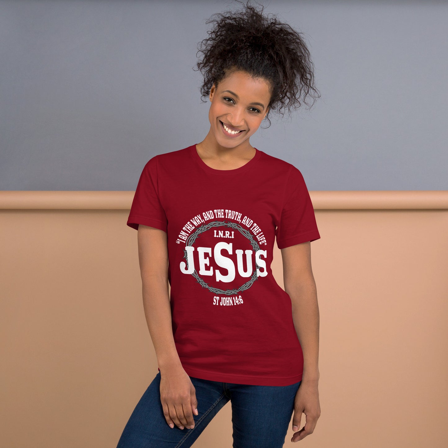 Jesus the Way, Truth and Light Women's Christian t-Shirt