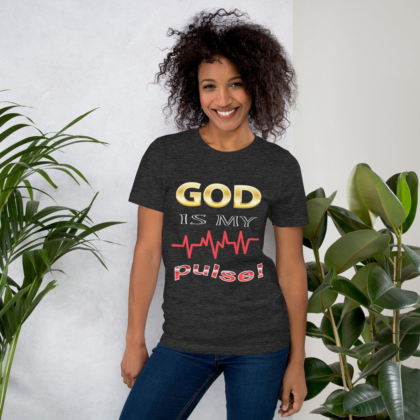 God Is My Pulse Women's Christian t-Shirt