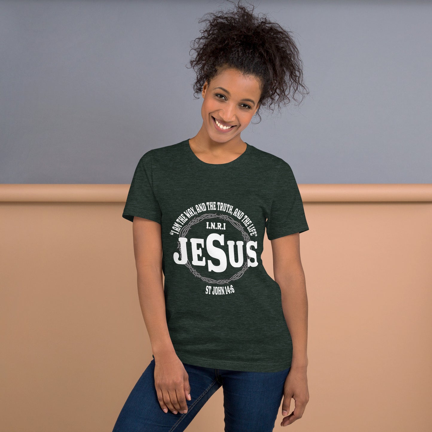 Jesus the Way, Truth and Light Women's Christian t-Shirt