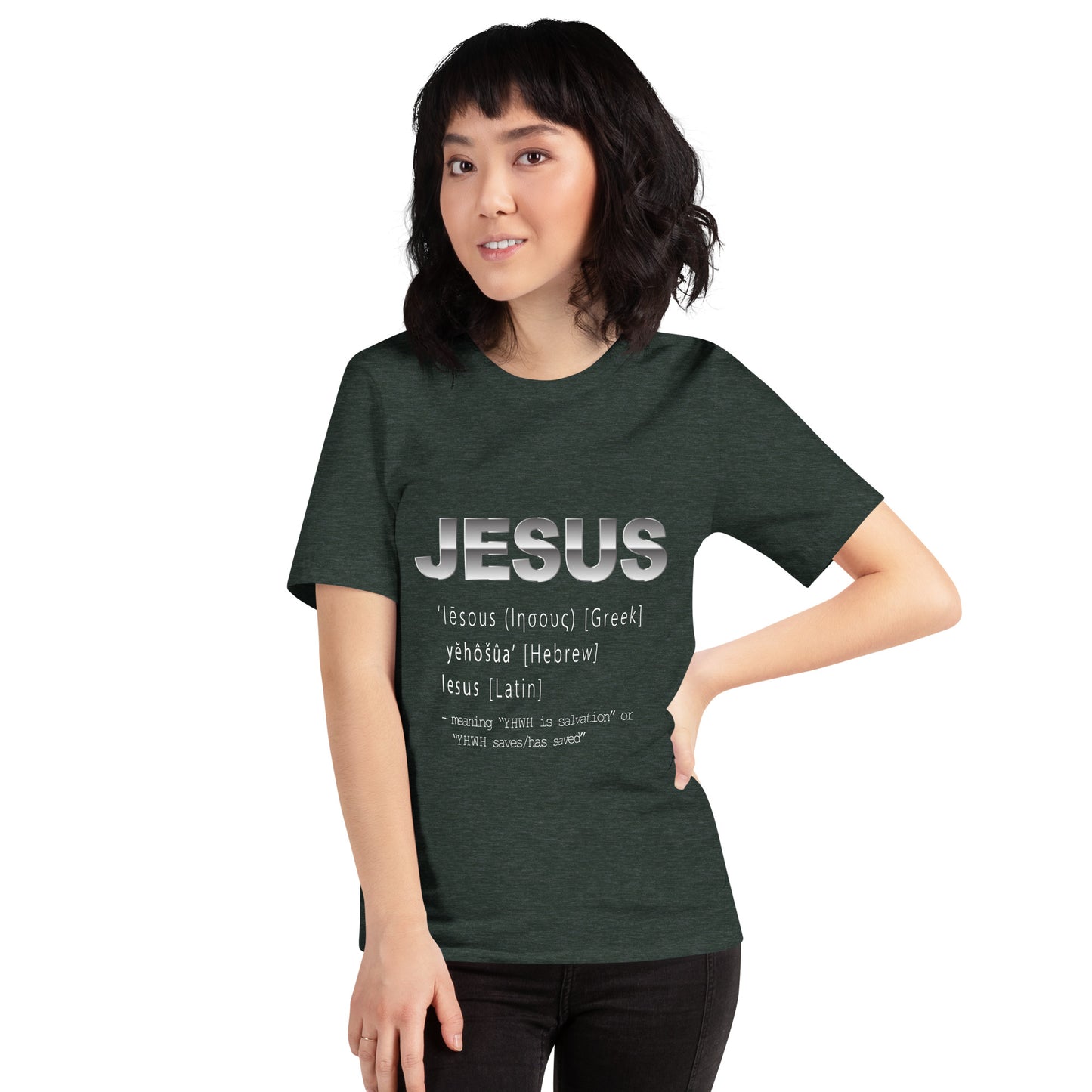 Jesus Name Women's Christian t-Shirt
