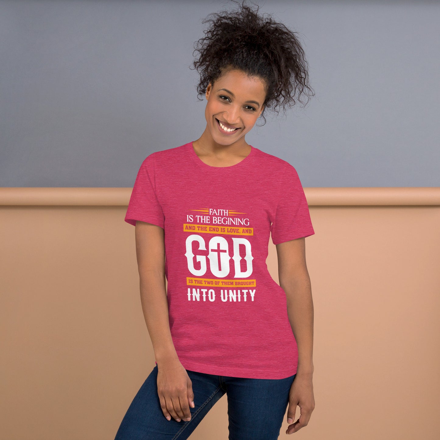 Faith and Love Women's Christian t-Shirt