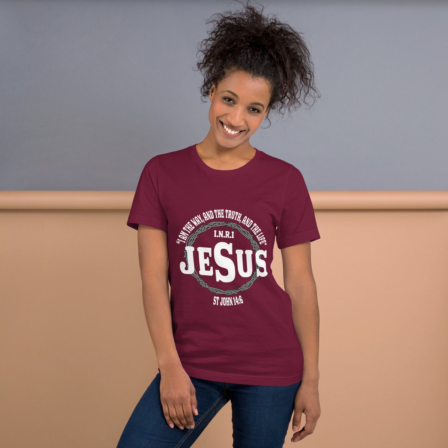 Jesus the Way, Truth and Light Women's Christian t-Shirt