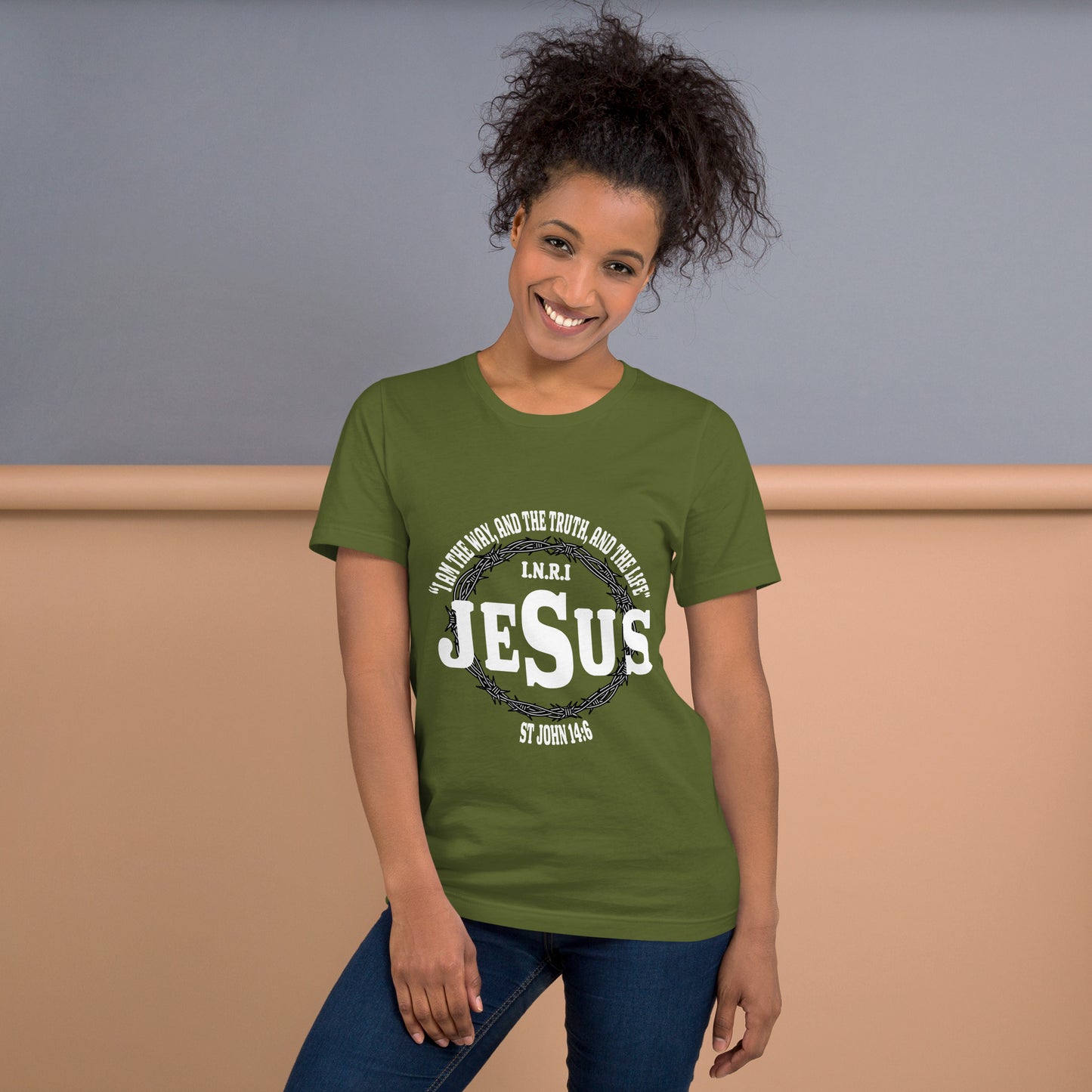 Jesus the Way, Truth and Light Women's Christian t-Shirt