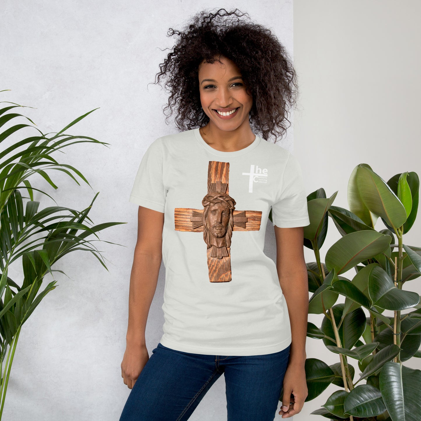 Face of Jesus on Cross Women's t-Shirt