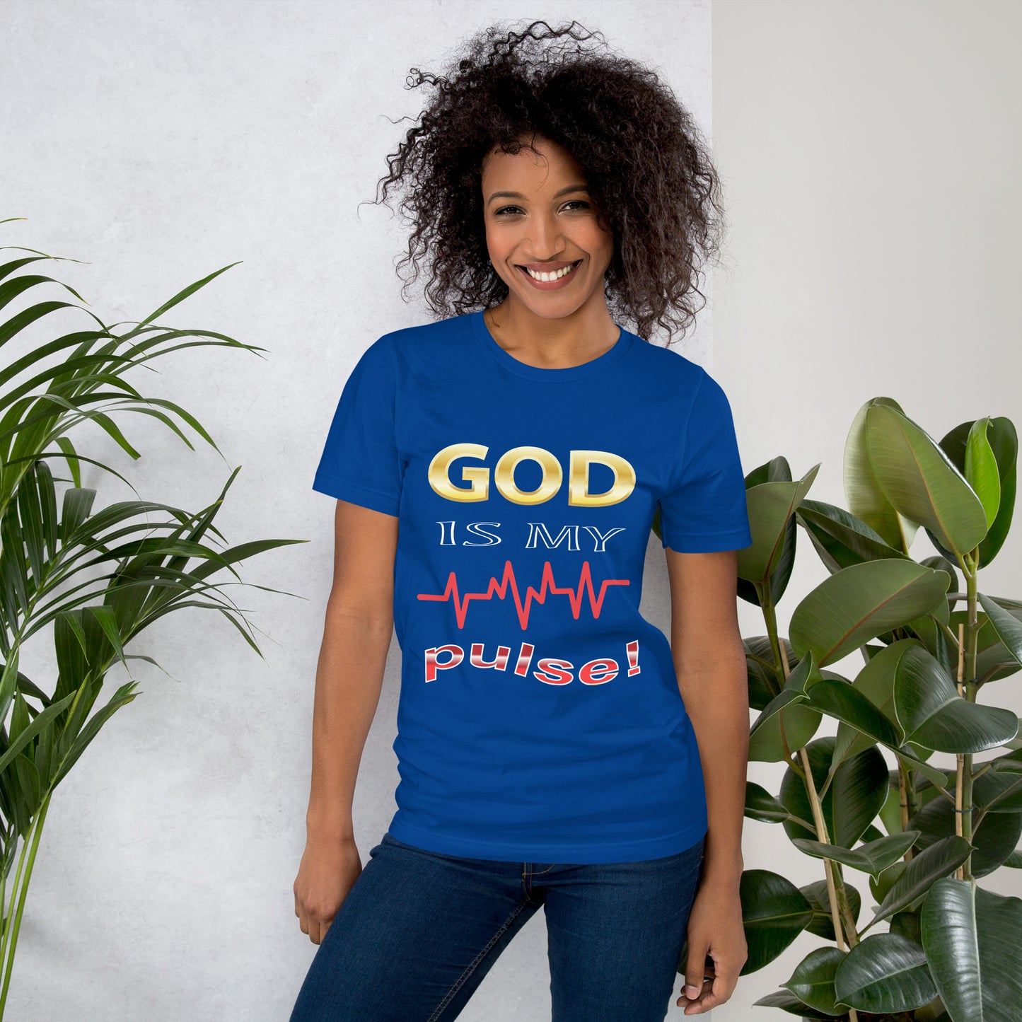 God Is My Pulse Women's Christian t-Shirt