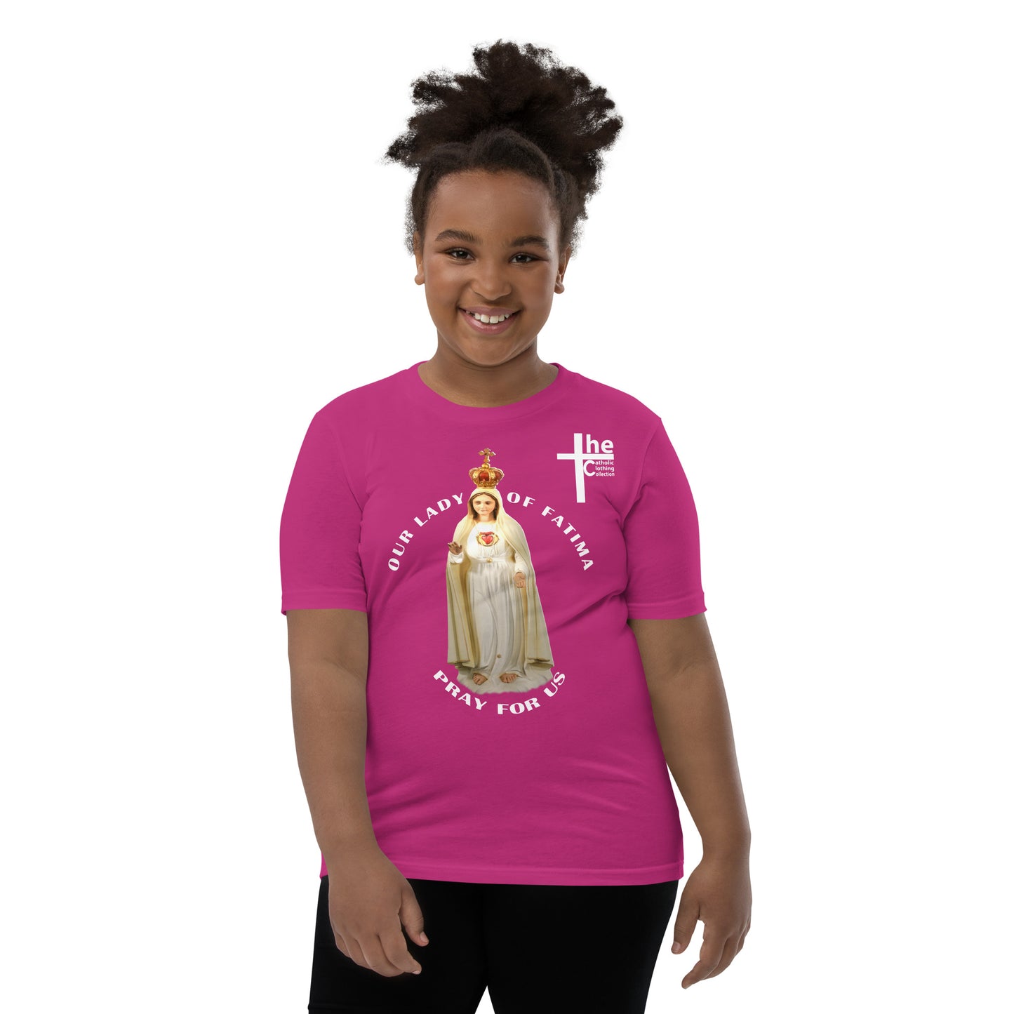 Our Lady of Fatima Pray for Us Children's t-Shirt