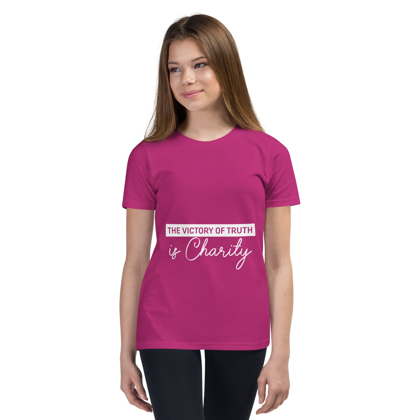 The Victory of Truth is Charity Children's Christian t-Shirt