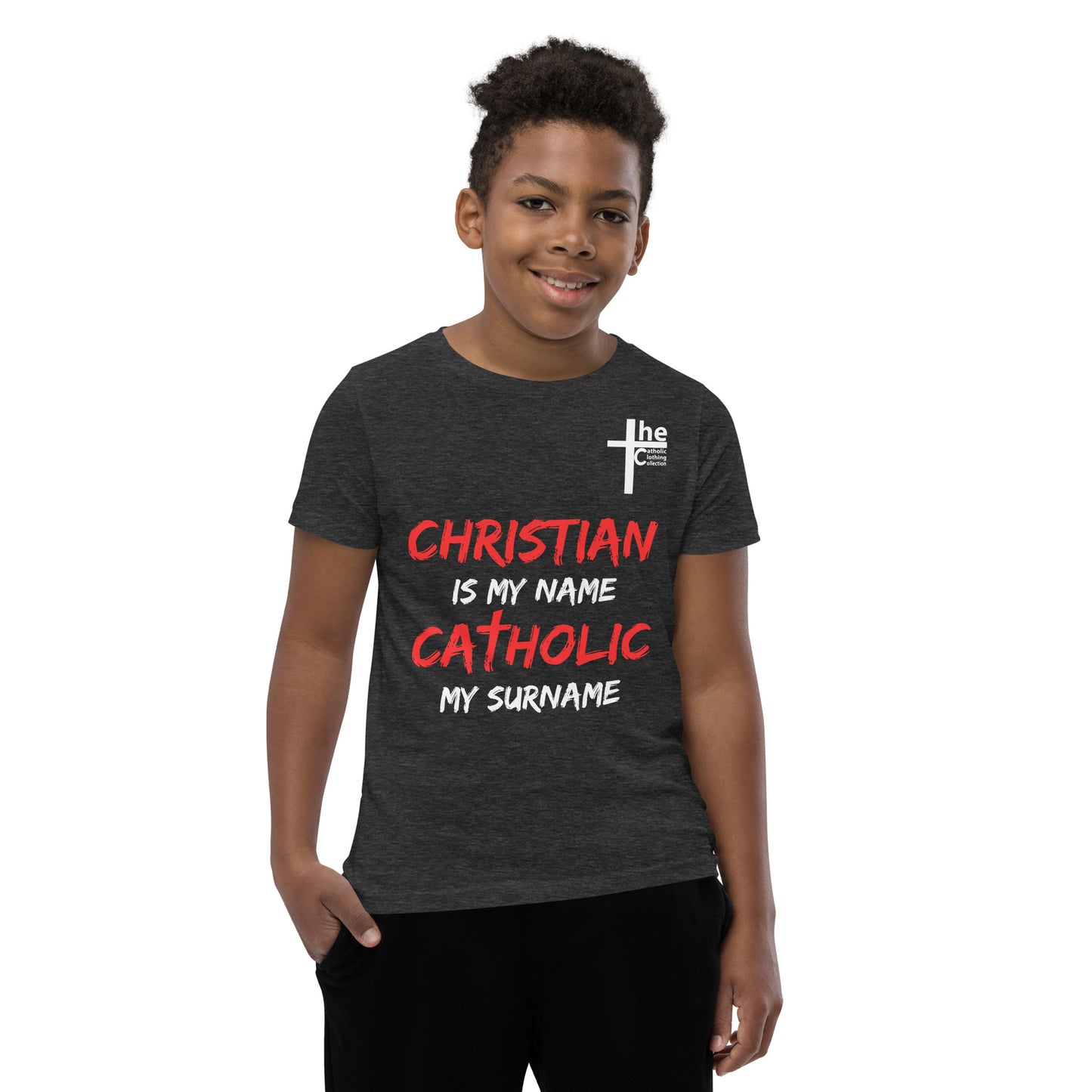 Christian is my Name, Catholic my Surname Children's t-Shirt