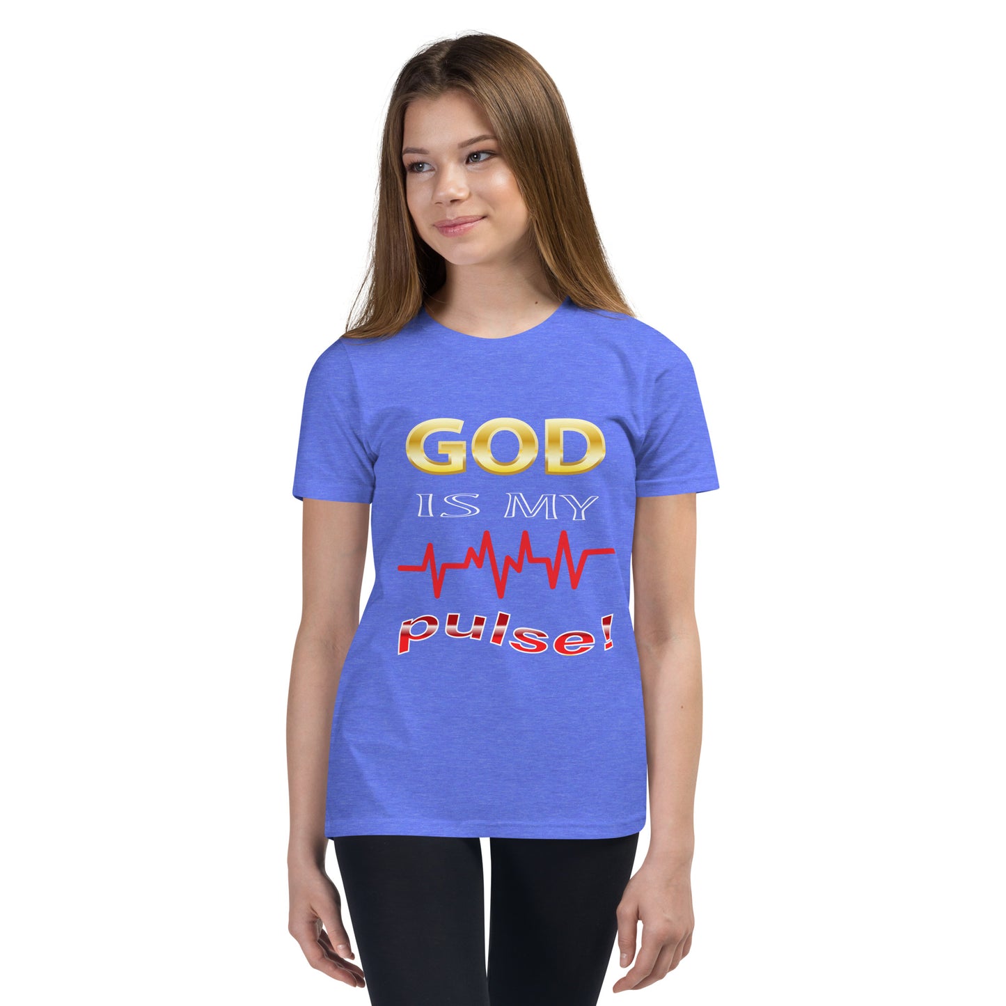 God Is My Pulse Children's Christian t-Shirt
