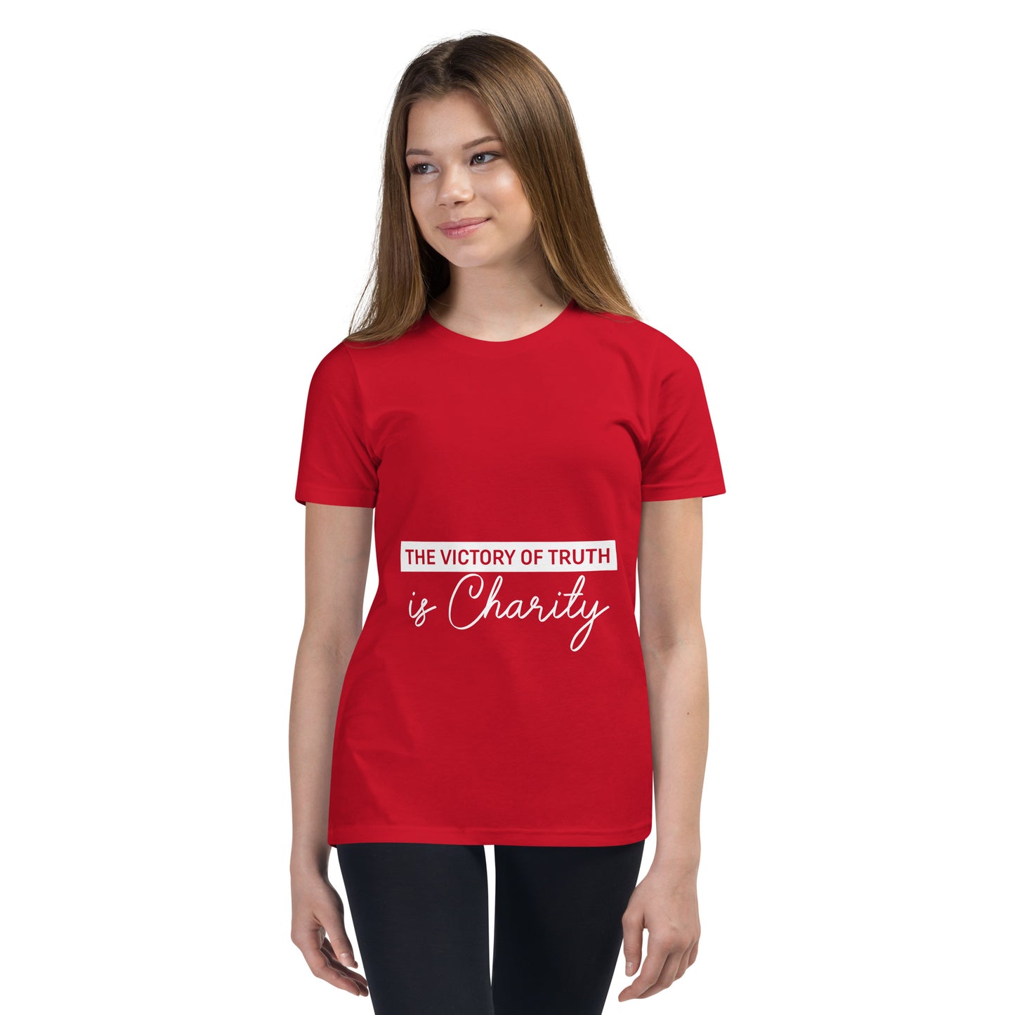 The Victory of Truth is Charity Children's Christian t-Shirt