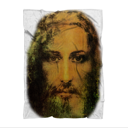 Face of Jesus Throw Blanket