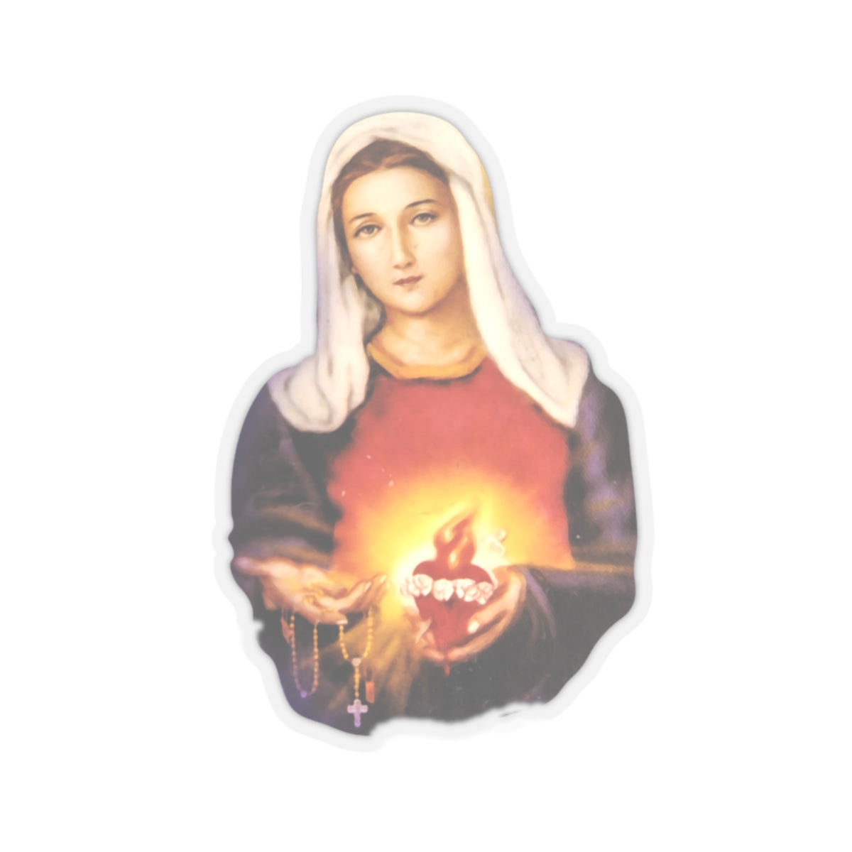 Immaculate Heart of Mary Kiss-Cut Stickers