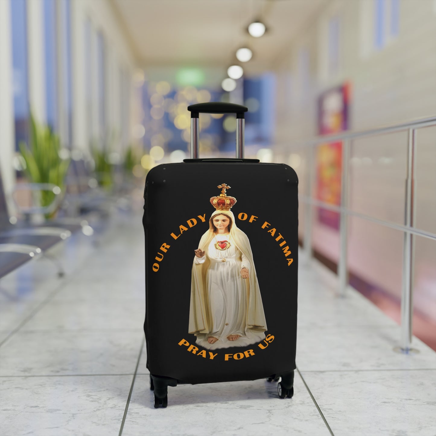 Our Lady of Fatima Pray for Us Luggage Cover