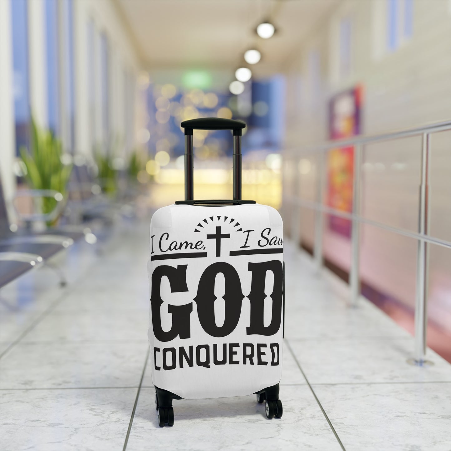 I came, I saw, God Conquered Luggage Cover