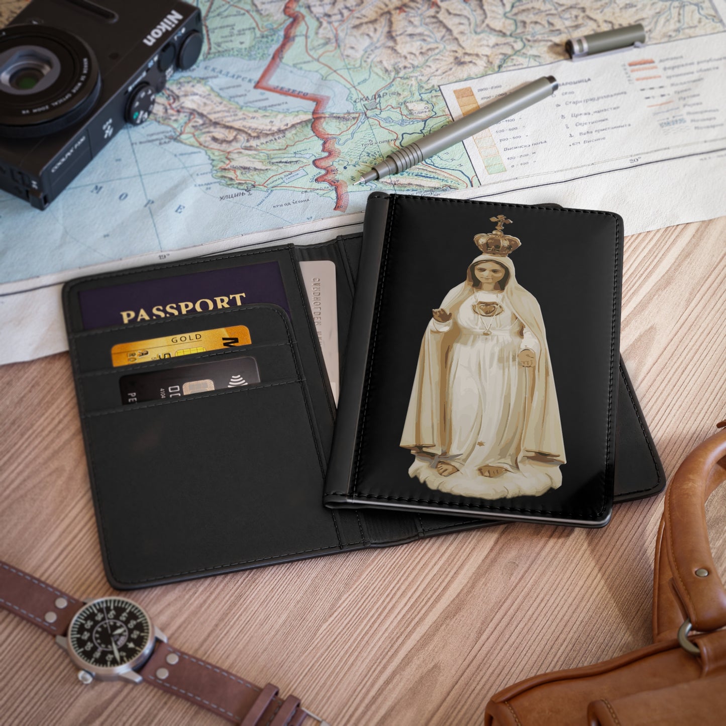 Our Lady of Fatima Passport Cover