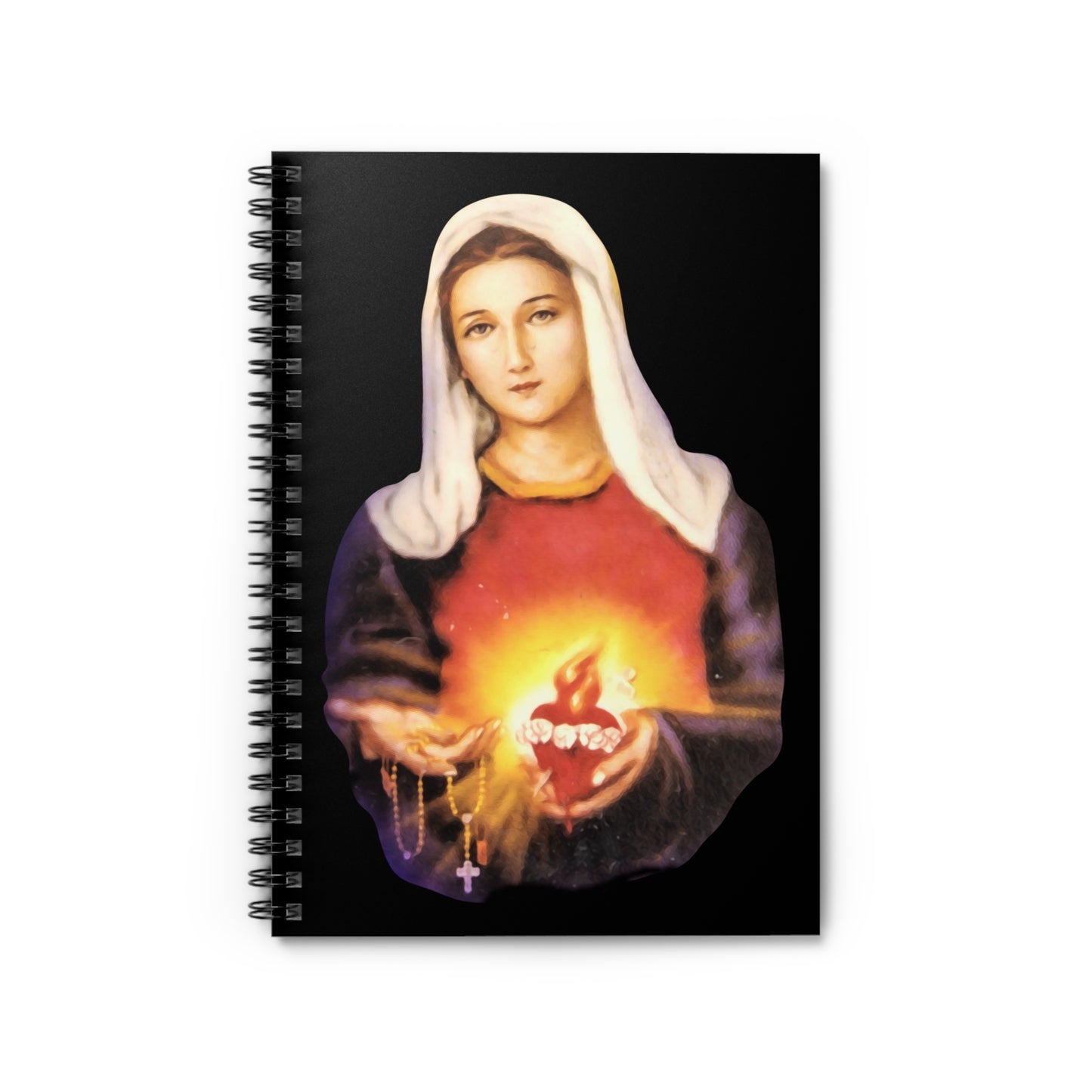 Immaculate Heart of Mary Spiral Notebook - Ruled Line