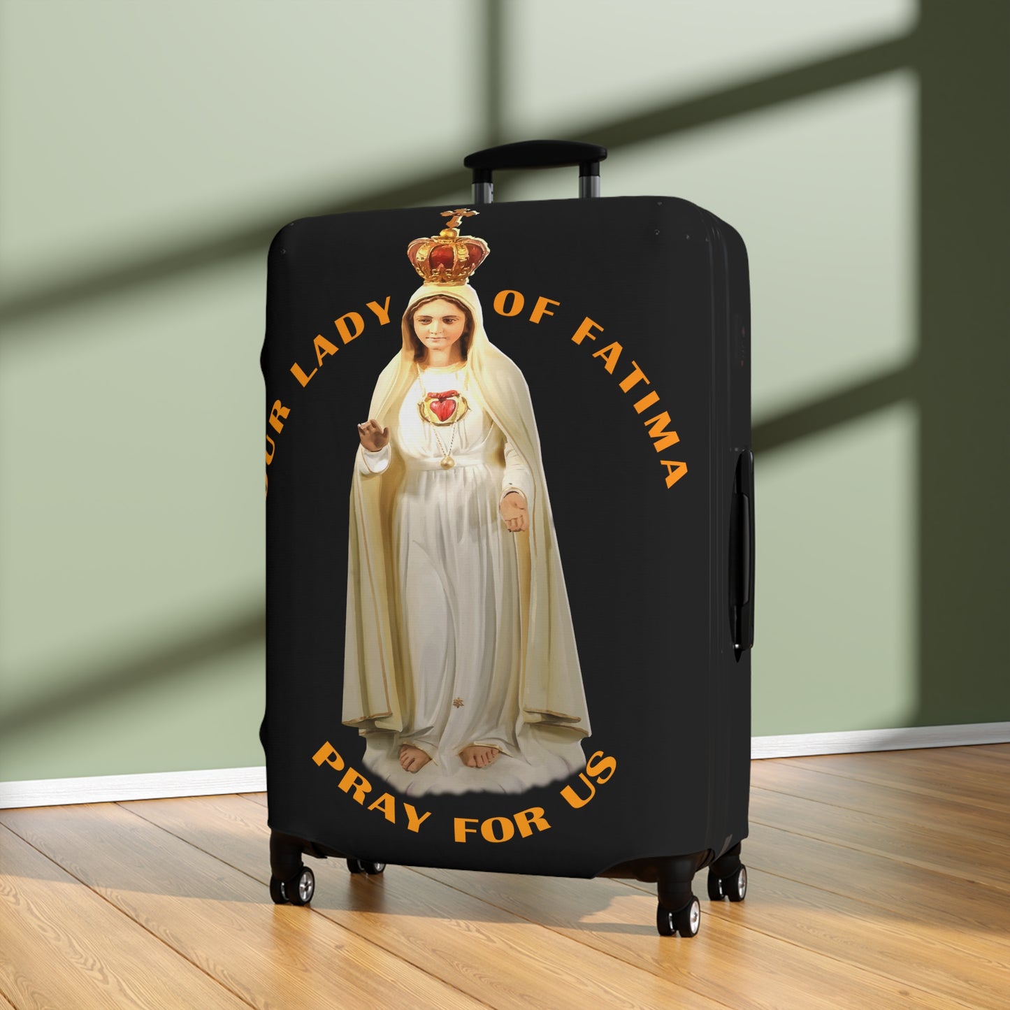 Our Lady of Fatima Pray for Us Luggage Cover