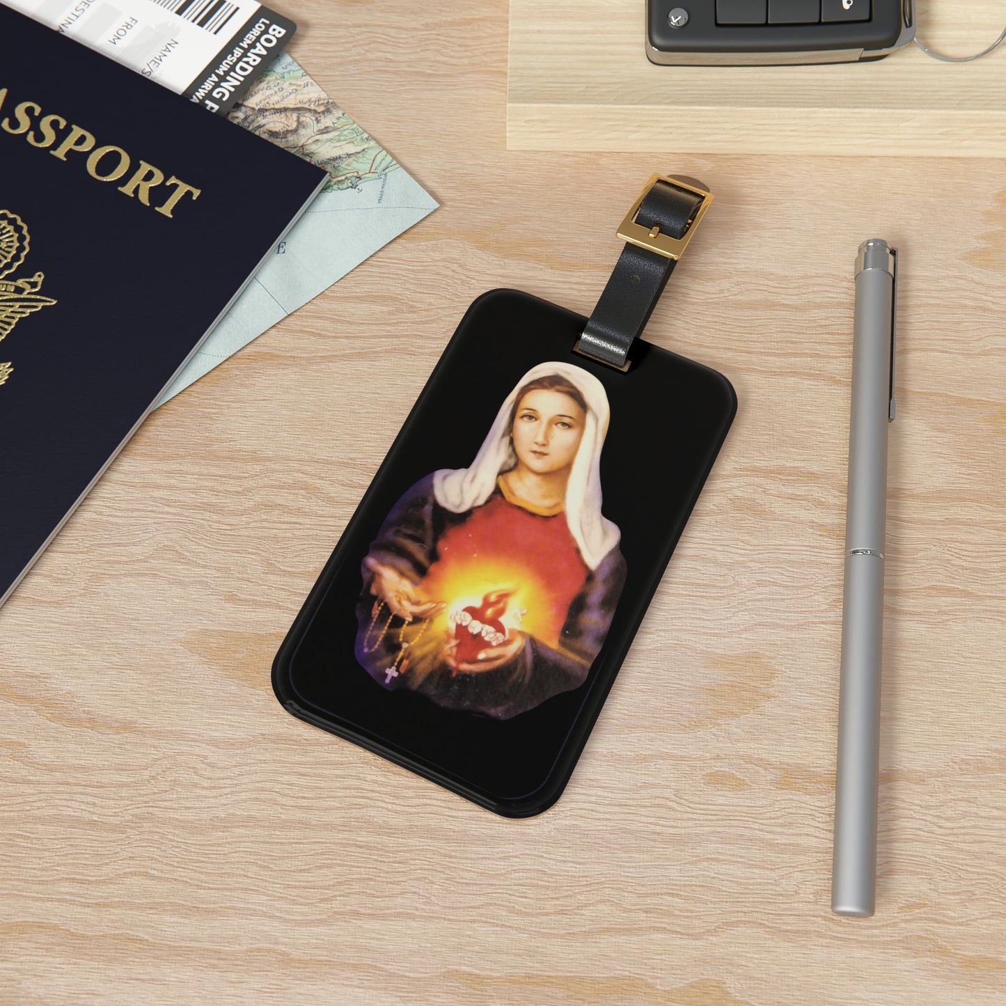 Immaculate Heart of Mary Luggage Tag