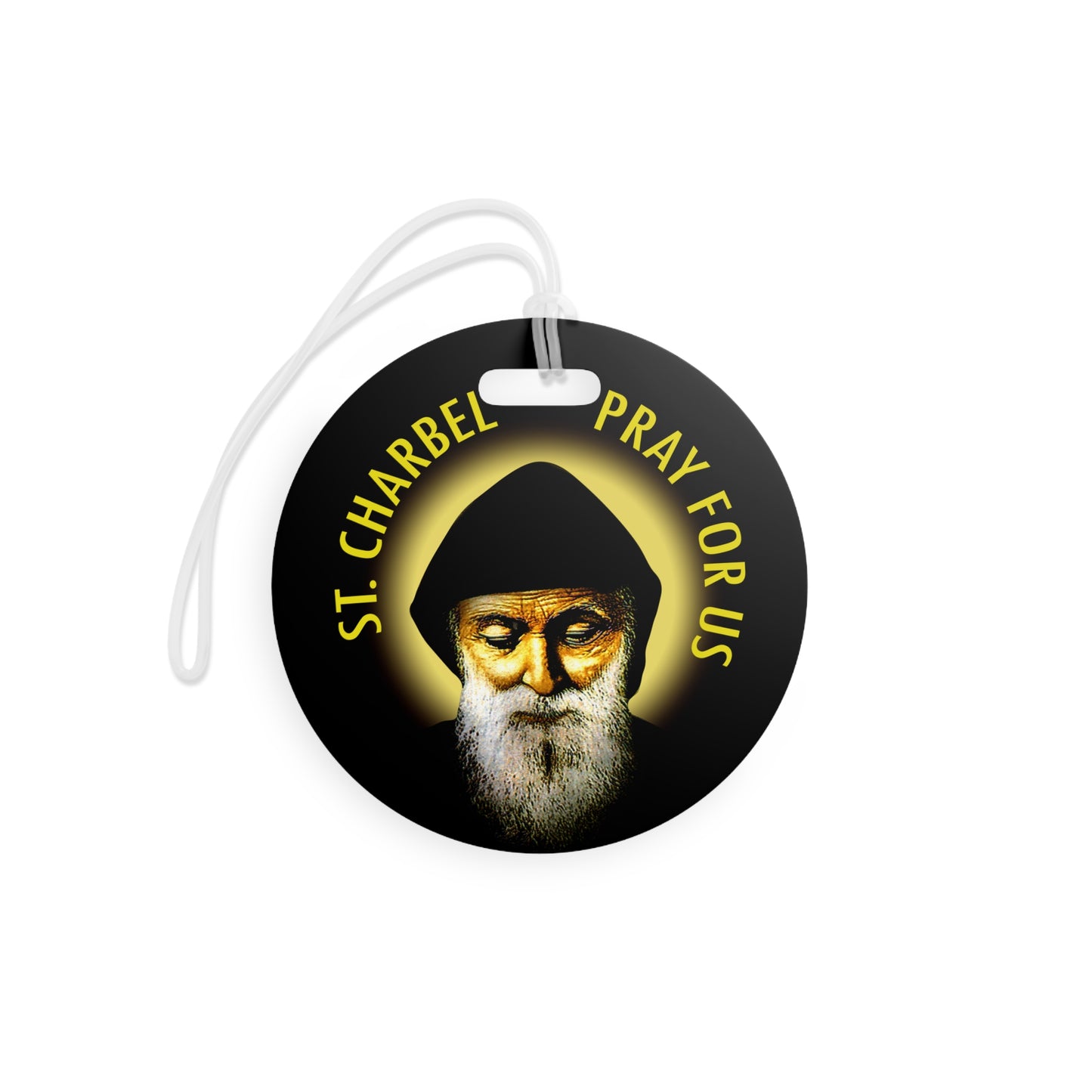 St Charbel Luggage Tags