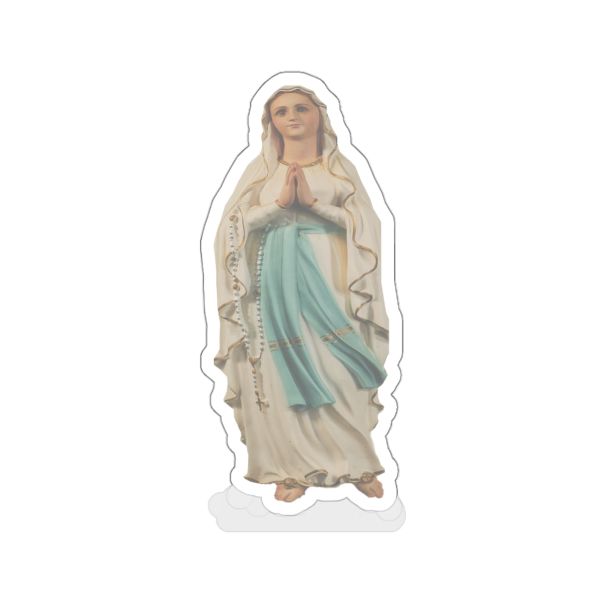 Our Lady of Lourdes Kiss-Cut Stickers