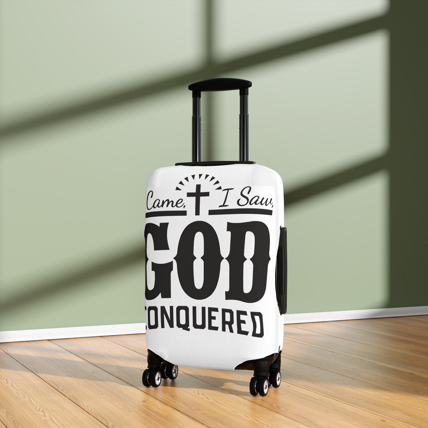 I came, I saw, God Conquered Luggage Cover