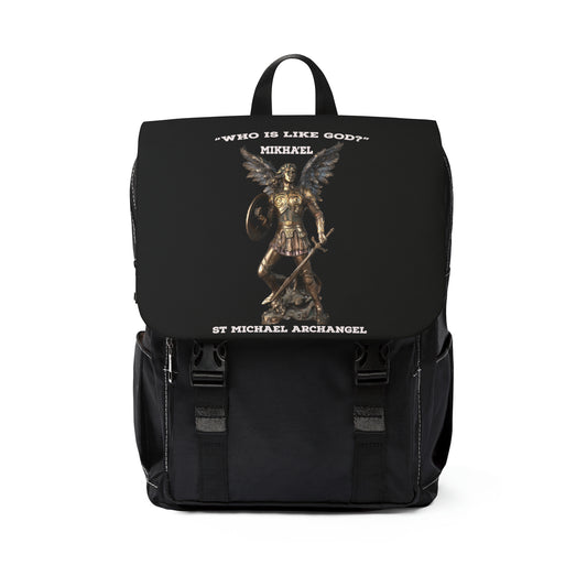 St Michael Archangel Mikhael Casual Shoulder Backpack