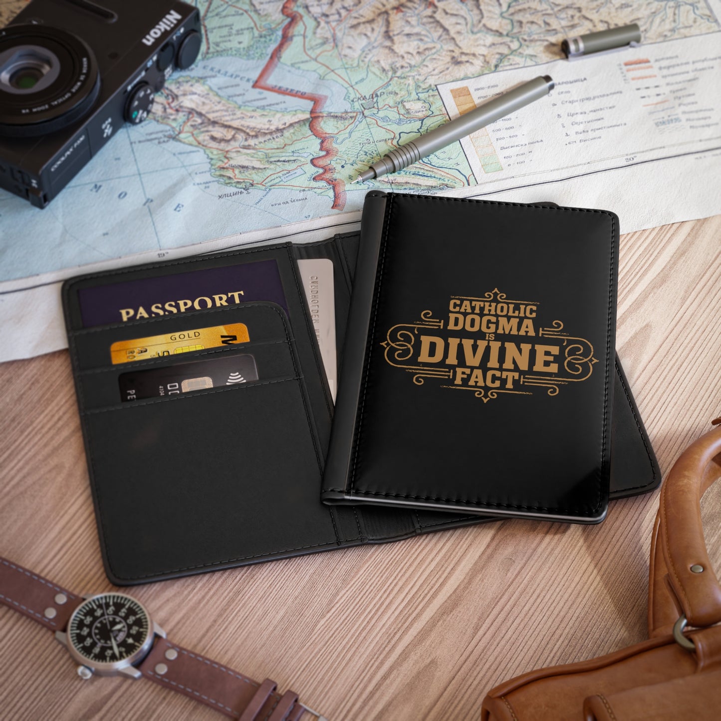Catholic Dogma is Divine Fact  Passport Cover