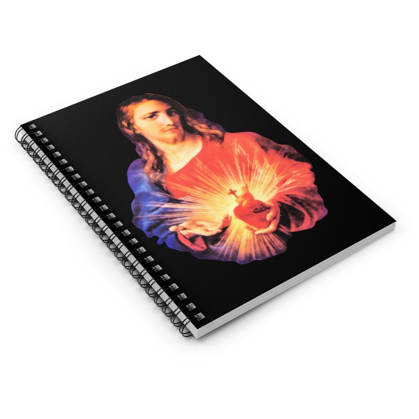 Sacred Heart of Jesus Spiral Notebook - Ruled Line