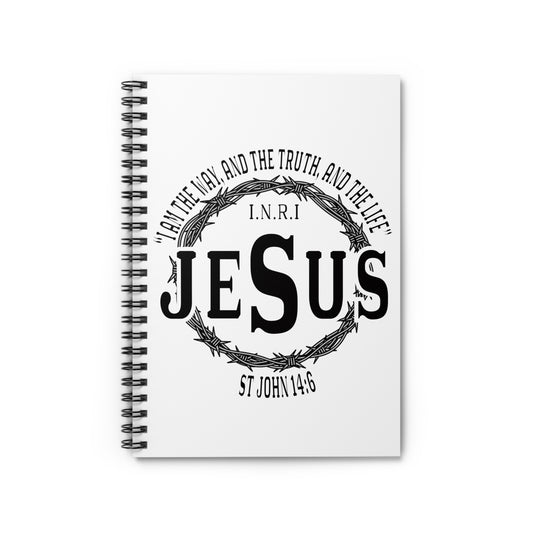 Jesus The Way John 14:6 Spiral Notebook - Ruled Line