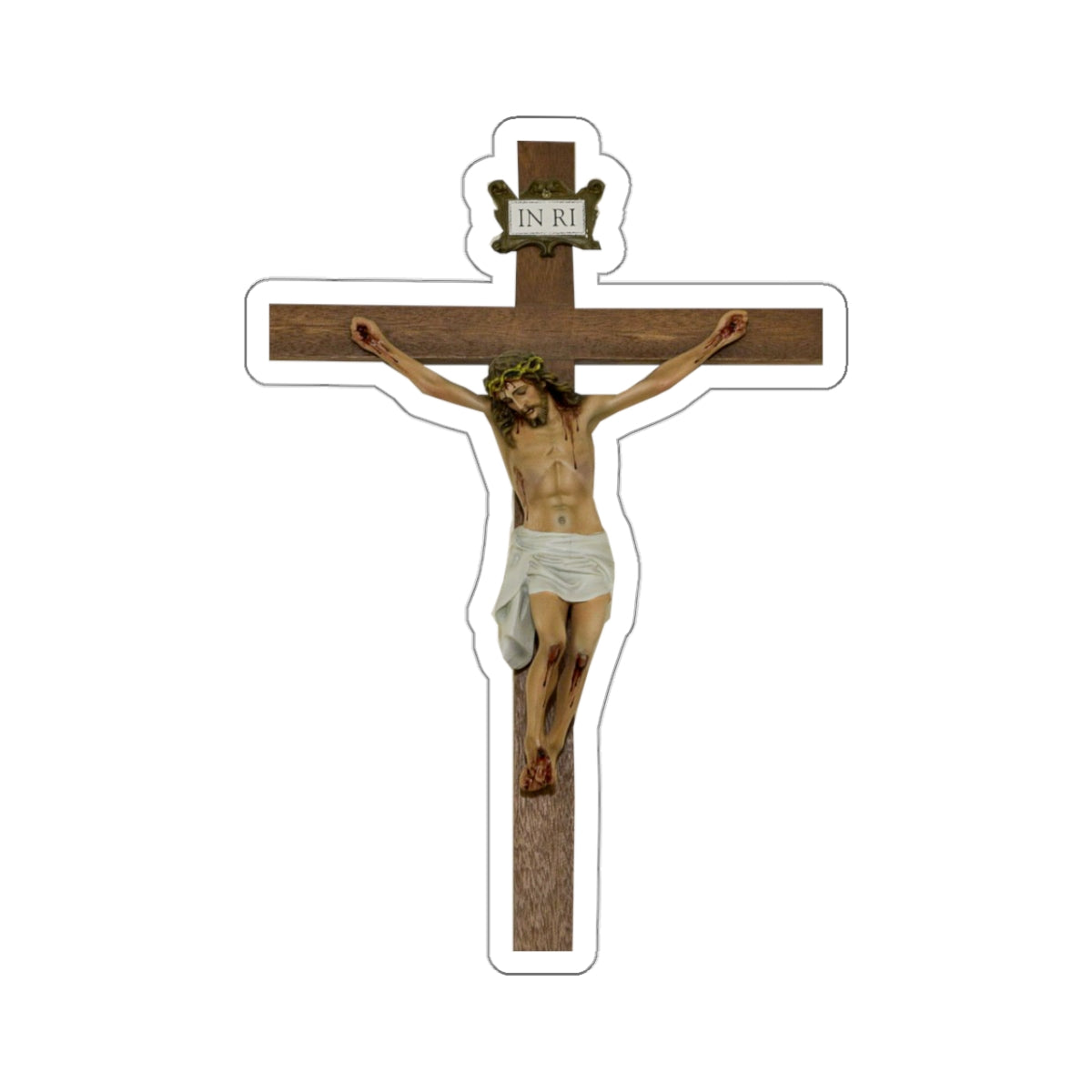 Jesus Crucified Kiss-Cut Stickers