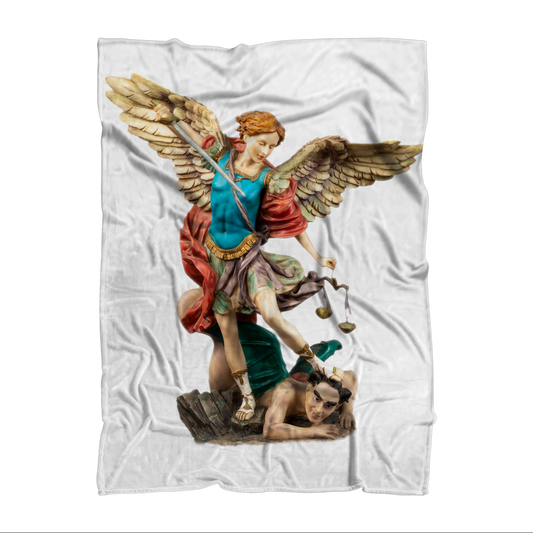 St Michael Archangel Throw Blanket