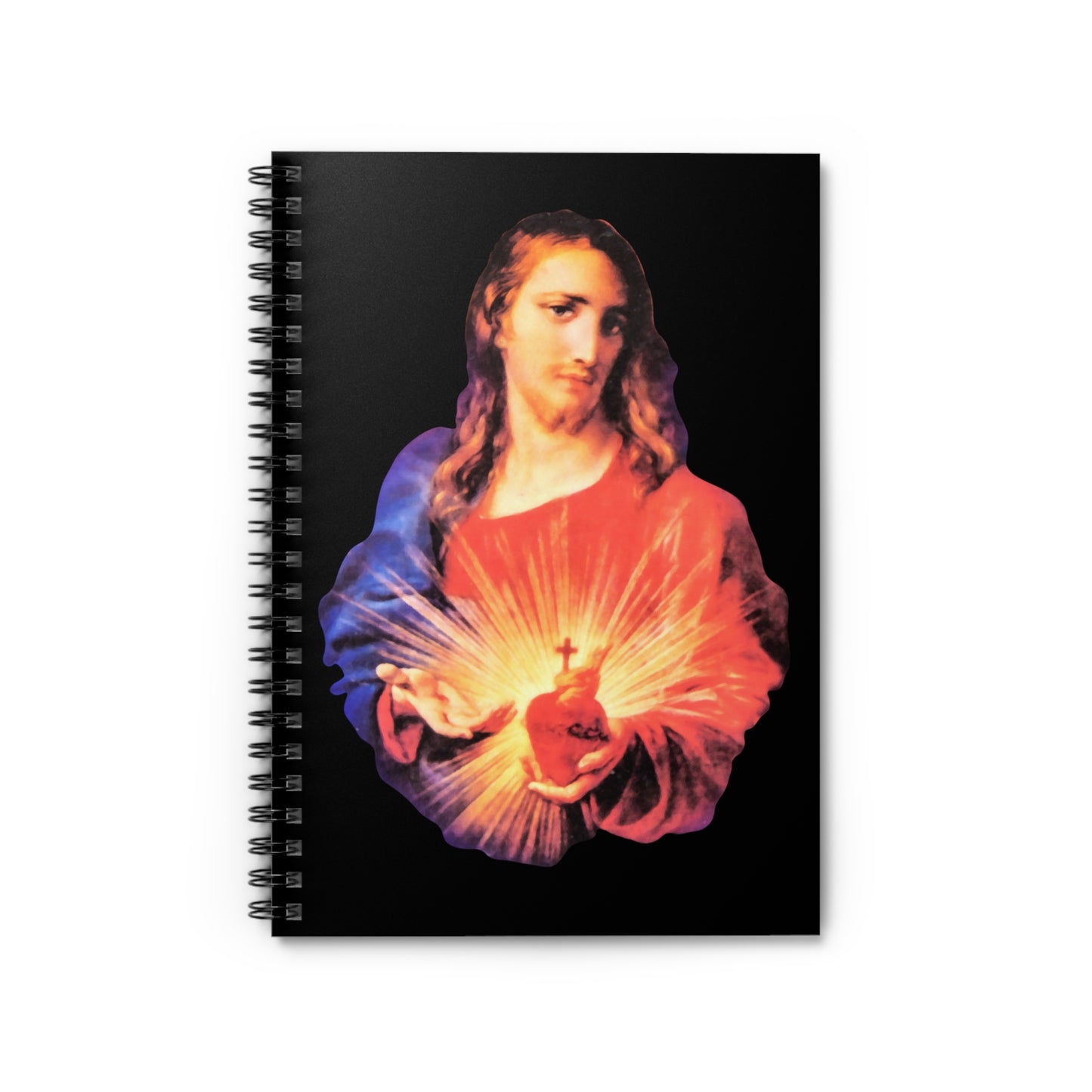 Sacred Heart of Jesus Spiral Notebook - Ruled Line