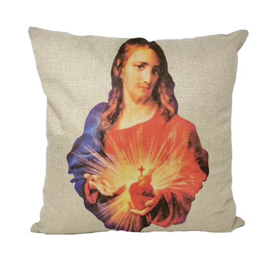 Sacred Heart of Jesus Throw Pillow with Insert