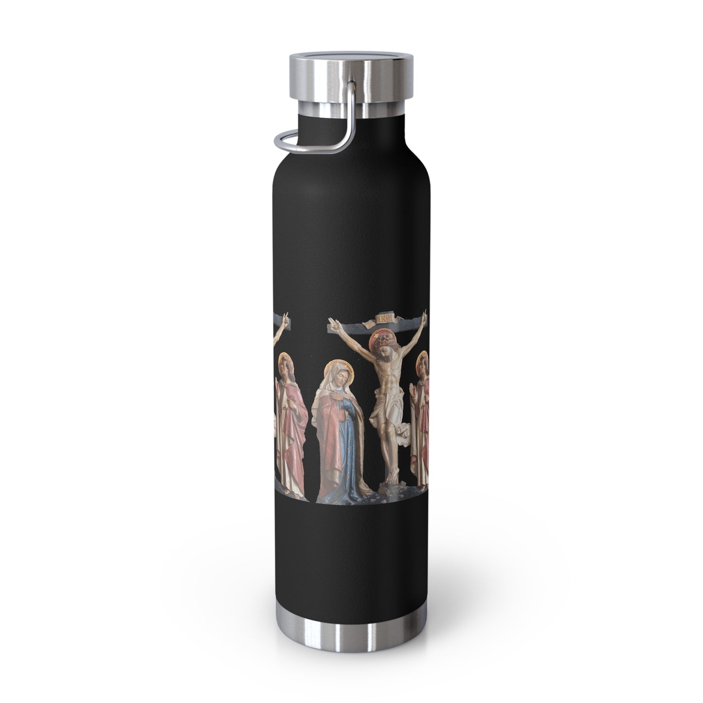 Crucifixion Scene Copper Vacuum Insulated Bottle, 22oz