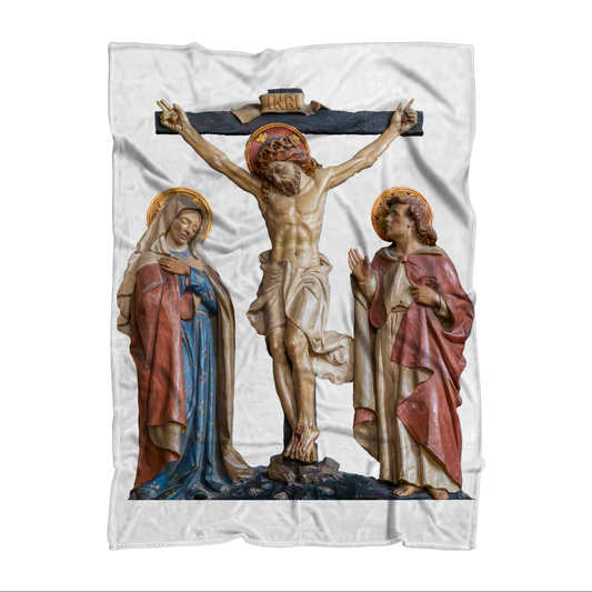 Crucifixion Scene Premium Adult Blanket