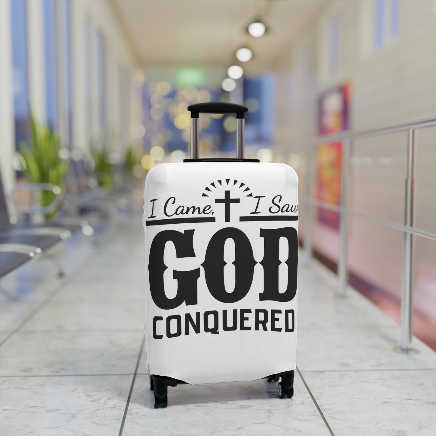 I came, I saw, God Conquered Luggage Cover