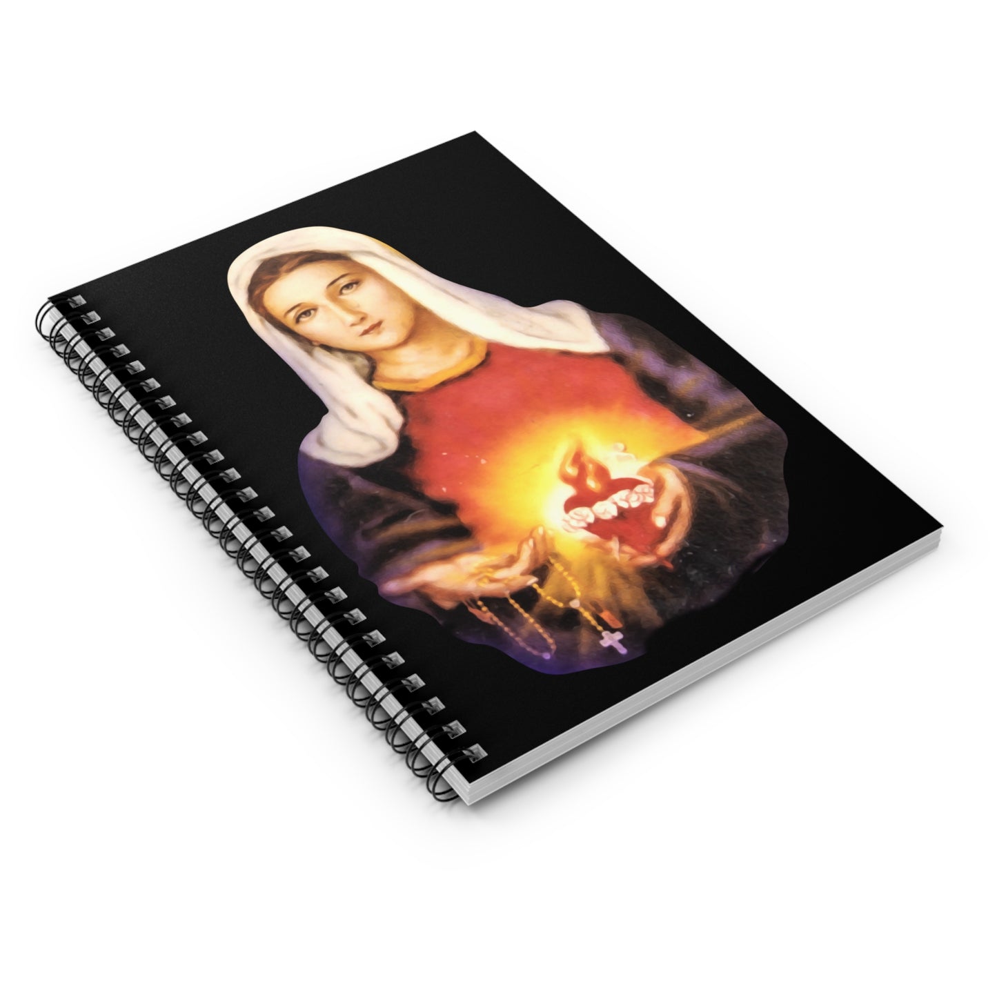 Immaculate Heart of Mary Spiral Notebook - Ruled Line