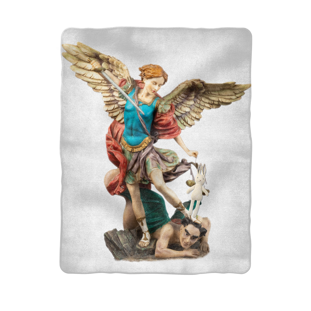 St Michael Archangel Baby Blanket