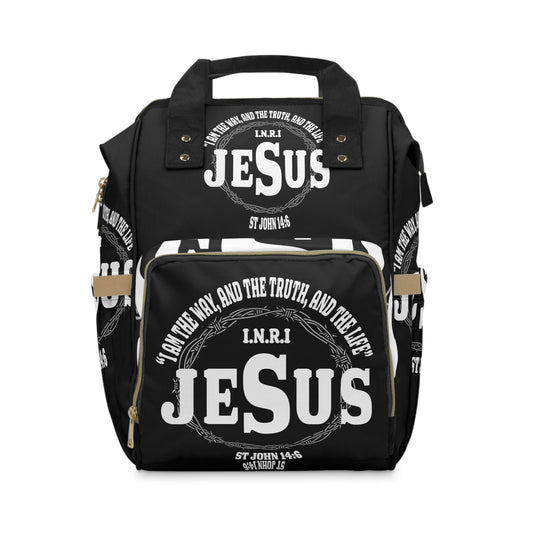 Jesus the Way John 14:6 Multifunctional Diaper Backpack