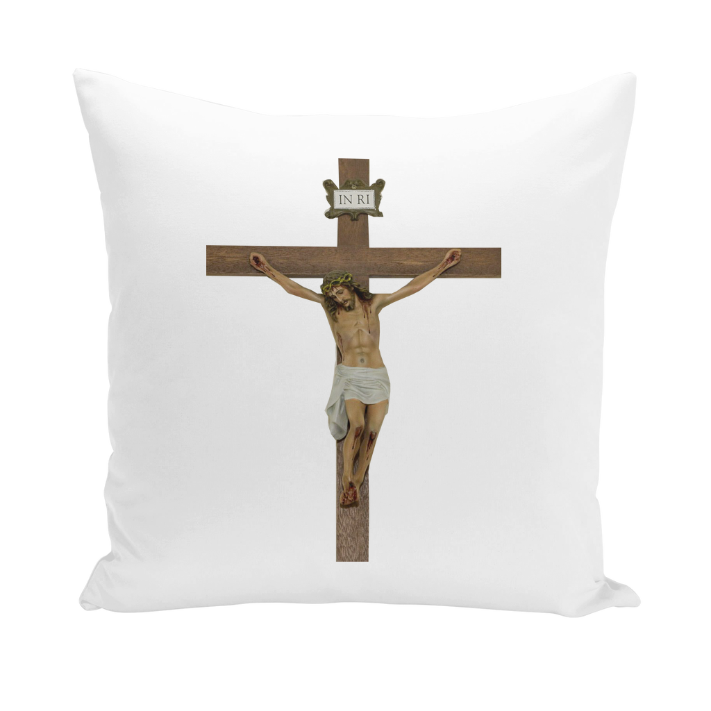 Jesus Crucified Throw Pillows