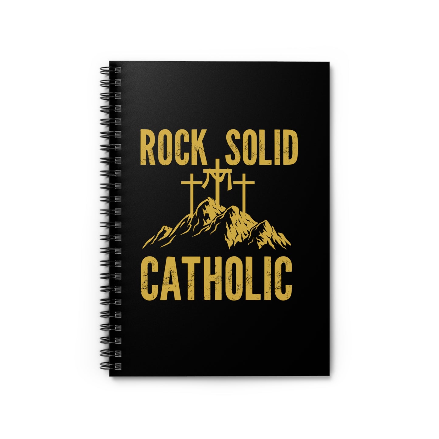 Rock Solid Catholic Spiral Notebook - Ruled Line