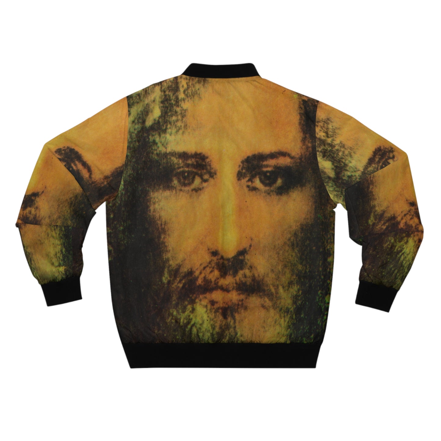 Face of Jesus Men's Bomber Jacket (AOP)