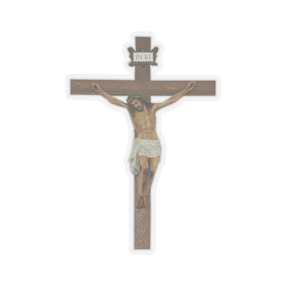 Jesus Crucified Kiss-Cut Stickers
