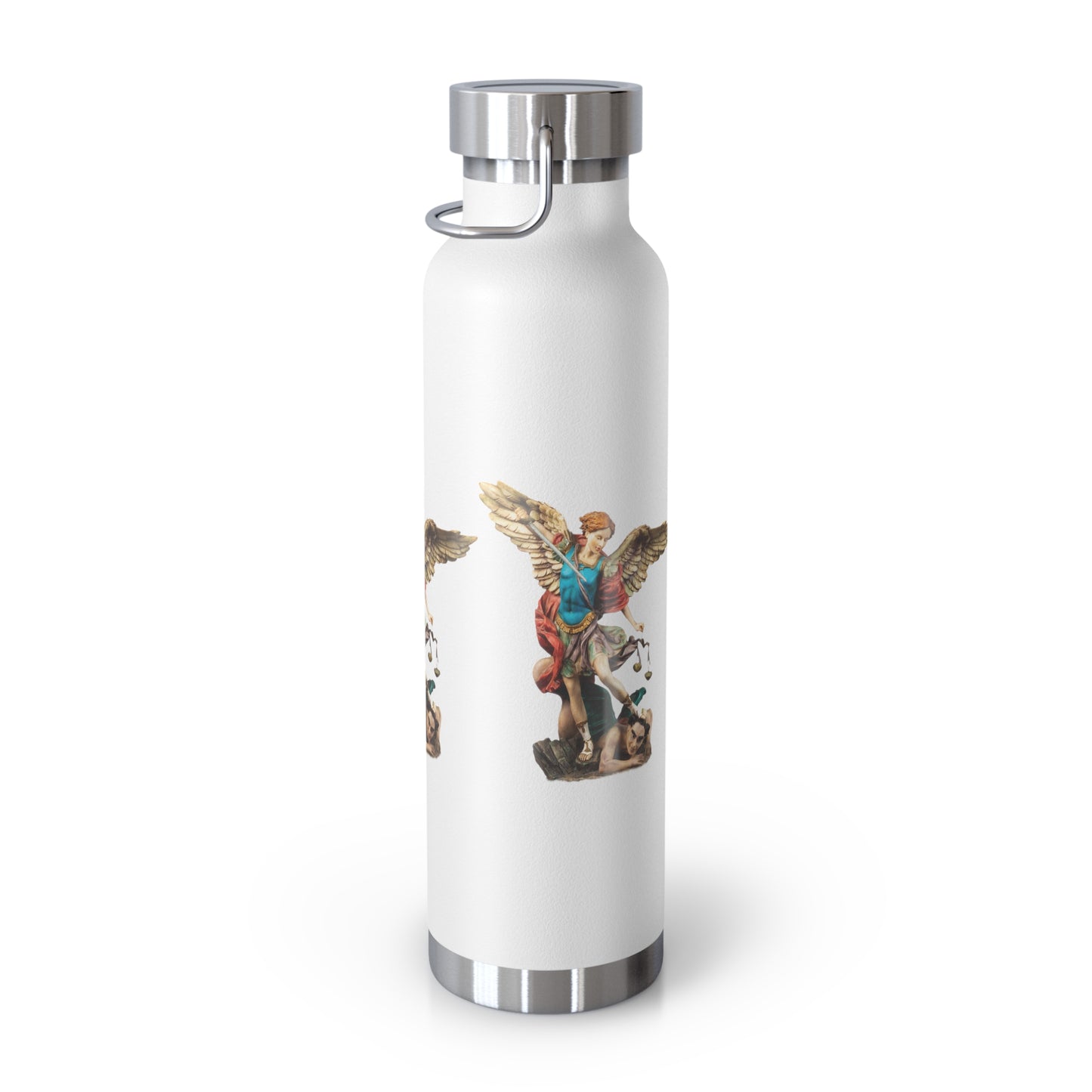 St Michael Archangel (Colour) Copper Vacuum Insulated Bottle, 22oz