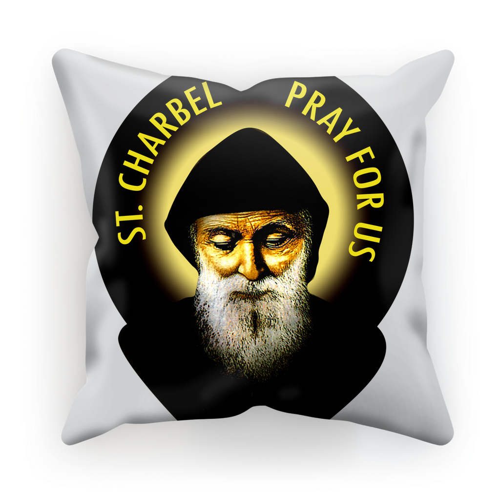 St Charbel Cushion Cover
