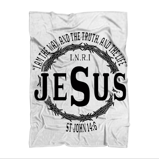 Jesus the Way Throw Blanket