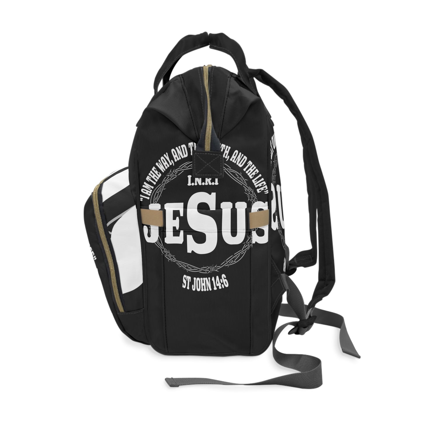 Jesus the Way John 14:6 Multifunctional Diaper Backpack